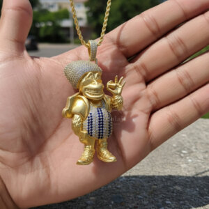 Donkey Kong Necklace, donkey kong pendant, funky kong pendant, dr donkey kong, diddy kong