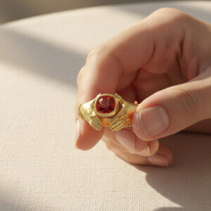 Two Hand Ring | hand ring | hugging hand ring | silver hugging ring | hand hug ring