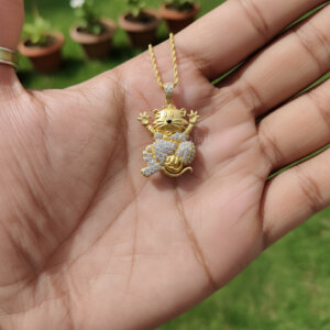 Teddy Bear Necklace | teddy bear pendant | swarovski teddy bear necklace | teddy bear necklace silver | diamond teddy bear necklace