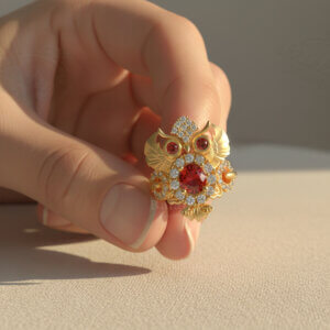 Vintage Owl Ring | owl ring | mens owl ring | gold owl ring | silver owl ring