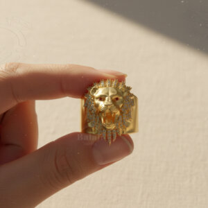 Lion Ring | lion ring for men | lion head ring | silver lion ring | lion face ring