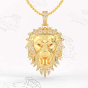 lion pendant, lion pendant silver, lion head pendant, gold lion pendant, diamond lion pendant